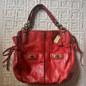 Coach Burnt Orange Tote